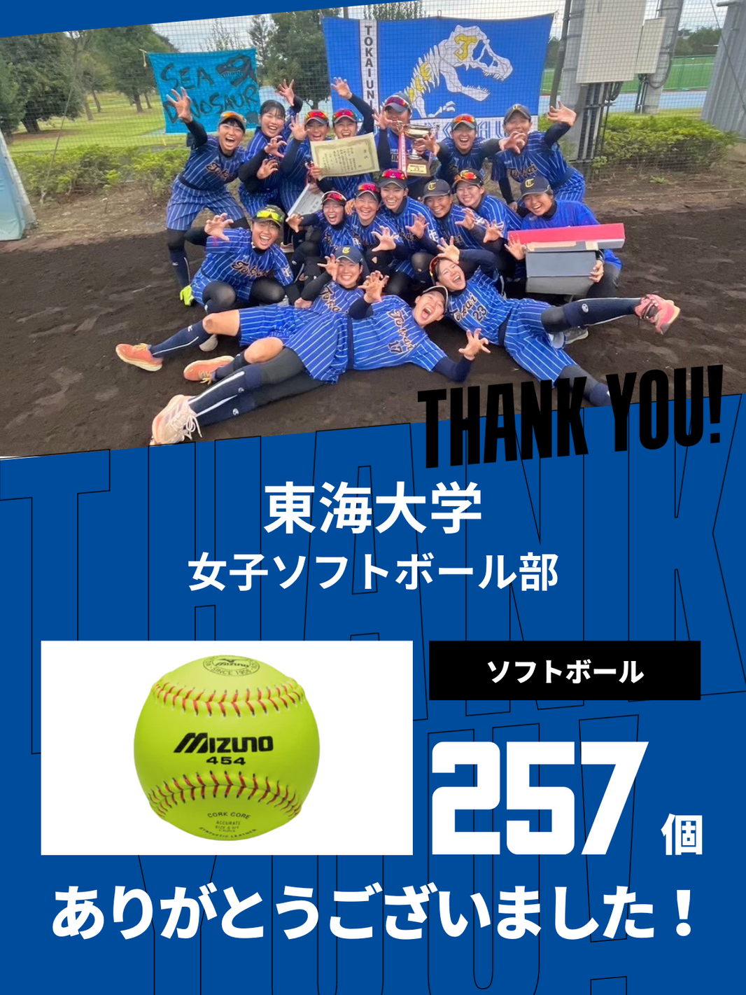 CHEER UP! for 東海大学 女子ソフトボール部 vol.2