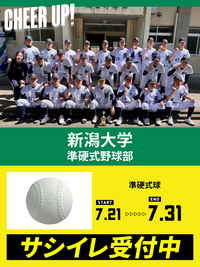CHEER UP! for 新潟大学　準硬式野球部