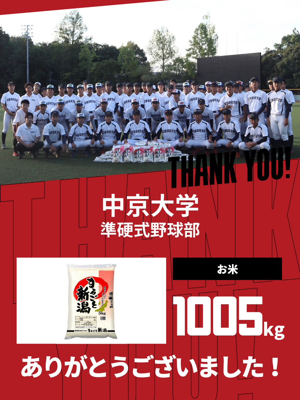 CHEER UP! for 中京大学　準硬式野球部